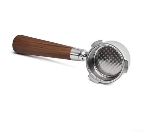 Soporte de filtro sin fondo de 51 mm para Cecotec Cafelizzia 790 890 - Portafiltro no presurizado con construcción de acero inoxidable