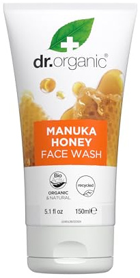 Dr. Organic - Limpiador facial con miel de Manuka ecológico, 150 ml