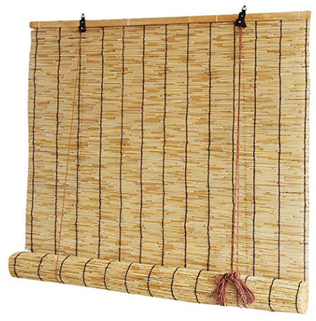 HHXX Pflanzen-Versand Sichtschutz Schilfmatte Schilfrohrmatte Lärmschutz Windschutz Strohmatte für - Wind & Blickschutz Garten & Balkon