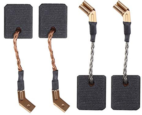 Create idea 2 Pares de Escobillas de Carbón N421362 6,5x12x14mm Compatible con Amoladora Angular DeWalt DWE4202 DWE4204 DWE4206 Parada Automática