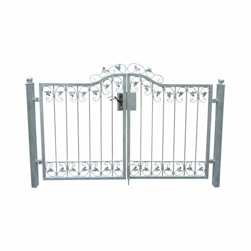 Gartentür Gartentor Tor Pforte Metall Monaco-GT170/100S Schmiedeisen Feuer Verzinkt 170 cm