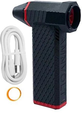 Spolverino elettrico ad aria, spolverino elettrico, motore brushless spolverino elettrico scatenante ciclone carica senza polvere potenziando forte ventilatore portatile pulizia elettrico