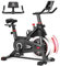 Vélo d'Appartement Magnétique, DMASUN Vélo d'Intérieur Silencieux, Résistance Ajustable, avec Écran LCD, Volant Plus Lourd, Grand Support pour Tablette, Charge 160 kg (Mise à Niveau)