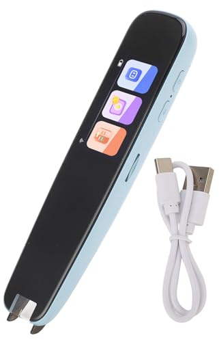 Penna Scanner Smart per Apprendimento Inglese Bambini, Scanner con Funzione di Traduzione Touch Screen HD, Ricarica Type-C, WiFi, Batteria Integrata