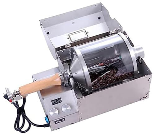Automatic coffee roasting, 500g Home Coffee Beans Roasting Machine, 1200W Drum coffee beans roasting machine, Home Electric coffee beans cooking machine, you can enjoy roasted coffee in just 12-20 m