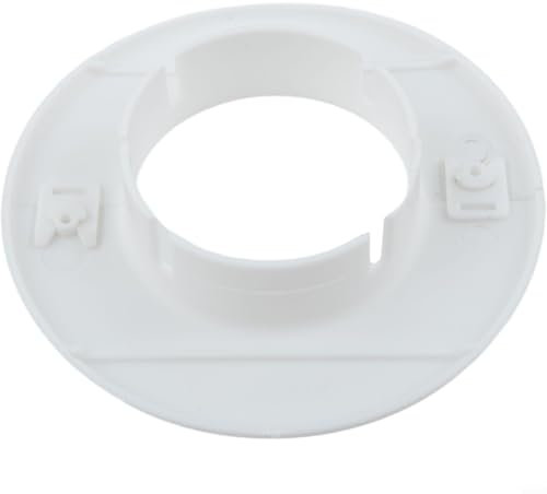 Zeroupshop Lochabdeckung Rosetten Kabeleinführung Durchgang, Rosette Kragen Rose Abdeckung für Rohrlöcher Lücken, für Klimaanlagenrohre (40mm)