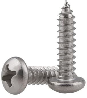 Kreuzschlitzschraube, M4 4 mm 304 Edelstahl Kreuz Senkkopf selbstschneidende Schrauben DIN7981(M4 X 14mm 100pcs)