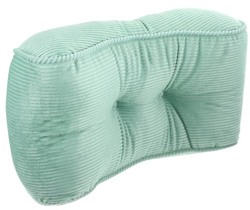 SWOOMEY 1 Pieza Cojín Lumbar para Embarazadas Almohada de Espalda para Oficina y Coche Cojín de Asiento Ergonómico Color Verde de Dolor Lumbar y del