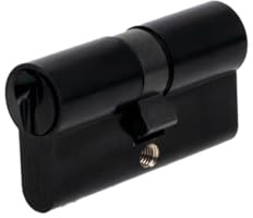Vachette V5 - Cylindre de Serrure 30x30 mm Noir, 5 Goupilles, Cylindre de sûreté - Porte d’entrée, Portes extérieures, Porte de service, Portes intérieures, 3 Clés