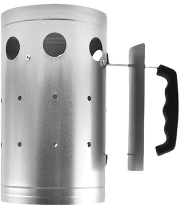 hindraem Accenditore a Carbone per Barbecue Veloce e accensione, Strumento per Barbecue Resistente all'Aria, Carbone utilizzato Velocemente, Essenziale per Il Campeggio