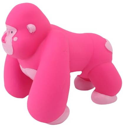 Generic Latex Hundtugg Pipande Leksakständer Rengöring Av Husdjur Lekfull Djurdesign Mjuk Tuggleksak för Hundträning (Gorilla)