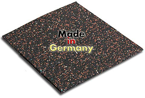 Antirutschmatte Antivibarationsmatte Gummimatte unter Waschmaschine, Spülmaschine, Haushaltsgeräte 60 x 60 x 0,8 cm / 600 x 600 x 8 mm - Made in Germany