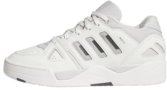 adidas Herren Midcity Low Shoes Basketball-Schuhe, core White/Grey one/Grey strata, 43 1/3 EU