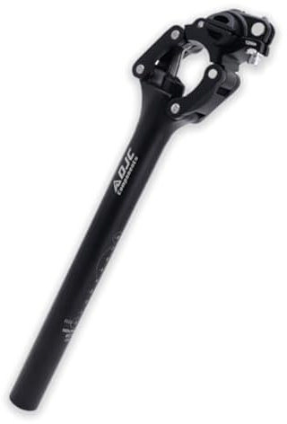 DJC Bike Suspension Seatpost Shock Absorber Seat Post Paralelogramo for MTB Mountain Road Bike Gravel 27.2mm 28.6mm 30mm 30.4mm 30.9mm 31.6mm 33.9mm X 350mm (30.9mm(with Shim Adapter))