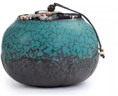 PJFJFP Latas de té Selladas de cerámica, latas de té pequeñas, Cajas de té Grandes, Cubos de té para el hogar, tarros de té, Botes de Cocina