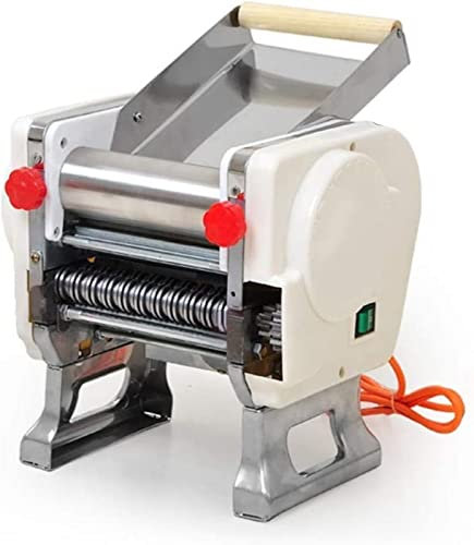 Machine à pâtes Machine à Nouilles 180 W Machine à pâtes électrique Machine à Nouilles électrique Machine à pâtes pour Spaghettis, lasagnes ou boulettes Machine à pâtes et Nouilles (Couleur : Blanc)