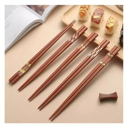 Bacchette lunghe di legno Bacchette da cucina Bacchette di ricambio Bacchette for noodles Bacchette for pentole calde Utensili da pranzo tradizionali cinesi Bacchette di legno riutilizzabili Uso domes