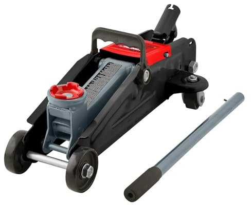Wagenheber rangierwagenheber Grauer hydraulischer Wagenheber-Autolift mit blasgeformtem Gehäuse – 3000 Pfund Tragkraft 12 Zoll