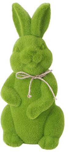 PRETYZOOM 1Stk Osterhase easter teigroller ostern ozdoby wielkanocne zu ostern Neon Hasenlampe osterschmuck selber machen Ostern Rasendekoration Schaum Hanfseil Green
