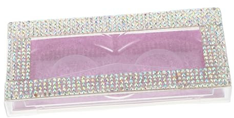 Homoyoyo Box Diamond Wimpernbox Wimpernhalter Etui Wimpernbehälter Wimpernschalen Für Wimpernverlängerungen Wimpernaufbewahrung Wimpernetui Halter Organizer Für Falsche Wimpern