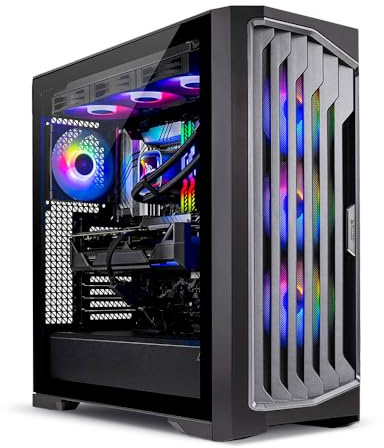 Skytech Gaming Legacy 4 Gaming PC, Ryzen 9 9950X3D, RTX 5090 | | 64GB DDR5 RAM 6000, 4TB Gen4 NVMe M.2 SSD, Windows 11, X870 Board, 1200W GOLD ATX 3 PSU, 420 ARGB AIO, Wi-Fi 7