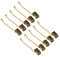 KUNYOS Accessoires Pour Tondeuses à Gazon Lot de 10 balais de charbon de rechange for vitres de voiture, 4 x 5 x 8 mm, for moteurs à battants, lève-vitres, accessoires for outils électriques Outil
