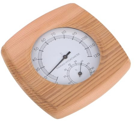 ERINGOGO Sauna Thermometer with Hygrometer Accurate Temperature Humidity Gauge for Sauna Room Steam Rooms Bathrooms for Optimal Comfort and Monitoring