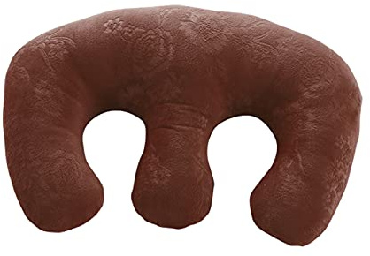 Duiaynke Cotton Detachable Chest Pad Breast Pillow Massage Cushion for SPA Beauty Salon,Home Use, Breastfeeding (Coffee)