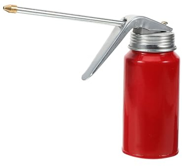ELAYARD Huileur de Pompe Portable 200ml en Acier Rouge à Haute Pression pour Mécanicien et Passionné de Bricolage Design Extérieur Élégant et Pratique Couleur Aléatoire