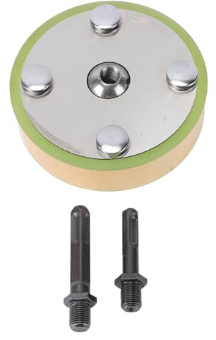 Fafeicy Tile Laying Leveling Tool, Electric Hammer Vibration Leveler for Wall and Floor Installation with 4.72in Base and 360 Degree Rotating Joint