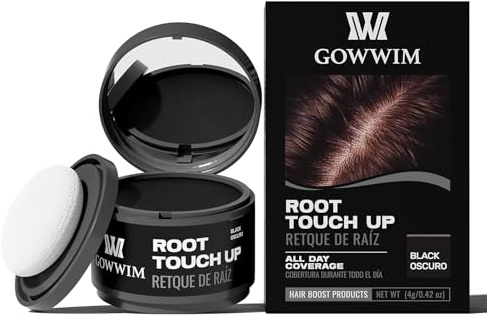 Hairline Powder, Hair Root Dye, Instantly Hair Color Shadow Cover Gray Hair Root, Hair Touch-Up, Thin Hair Powder 4g