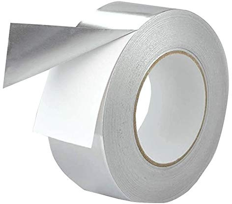 Aluminiumklebeband Isolierung Aluband 50m lang mit Liner (25mm x 50m)