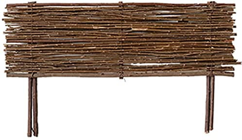 Recinzioni per Giardino Staccionata per Giardino Bordo per esterni Decorazione per bordi di giardini paesaggistici Steccati Recinti per giardini Bordi per giardini in salice llxyzrzbhd164(Color:B;Size