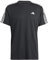 adidas Herren Train Essentials 3-Stripes Training Tee, Black / White, XL