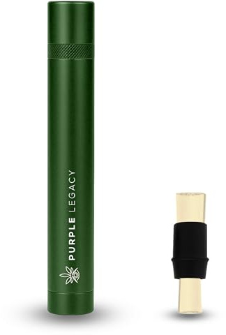 PURPLE LEGACY Geruchssichere Hülle aus Aluminium - Wasserdichte Aufbewahrungsröhre für Rollwaren, 138mm Lang - 3-Teiliges Set