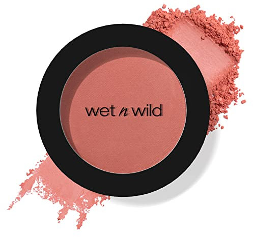 Wet n Wild Color Icon Blush, Buildable Sheer to Bold Blush, with Velvety-soft Pressed Powder Formula, for a Healthy-looking Flush of Silky Smooth Color, Bed of Roses Shade