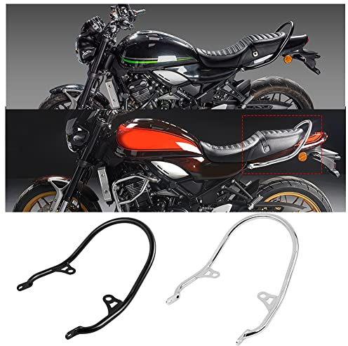 Neue Z900RS Beifahrersitz Hand Haltegriff Schiene Heckgriff Halterung Sozius Armlehne für Z900 RS Z 900 RS Z-900-RS 2018 2019 2020 2021 2022 2023 Motorrad Gepäckstütze hinten (Chrom)