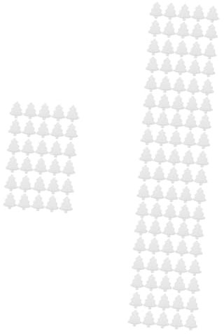 Warmhm 120stücke Weihnachtsbaum Weihnachtsdekoration Baumförmige Ornamente Für Kreative Bastelprojekte Für Festliche Fenster Und Türdekoration