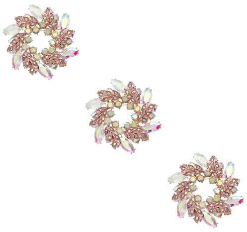 VALICLUD 3stücke Hochzeitsbrosche Für Damen Elegante Strass-anstecknadel Zur Dekoration Von Brautkleidern Jacken Und Abendkleidern Perfektes Accessoire Für Partys Und Besondere Anlässe