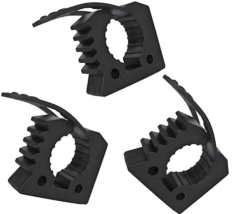 TUOMAICN Gummi-Klemmen-Montageset, Schnellspanngummi-Klemme, passend für 1-1/7-1-3/7 Zoll Durchmesser, Verwendung von Anhängern, Arbeitsfahrzeugen, Geländefahrzeugen, Geländefahrzeugen,