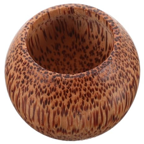 Alipis Natural Wooden Wine Cup Stylish Round Mug for Home for Camping Tea Water