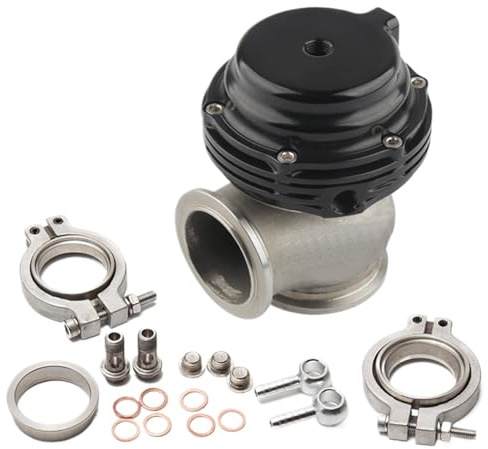 Valvola di scarico turbo, valvola di scarico per turbo | Turbocompressore esterno collettore di scarico turbo da 38 mm con flangia - Tial MVS 38MM Wastegate, Valvola per Tubo Scarico Wastegate Esterno