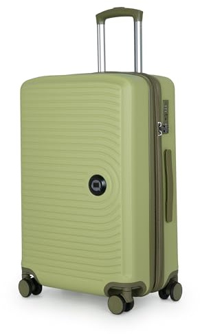 Hauptstadtkoffer Mitte - Mittelgroßer Hartschalenkoffer, TSA, 4 Rollen, Check-In Gepäck mit 8 cm Volumenerweiterung, 68 cm, 88 L, Kiwi