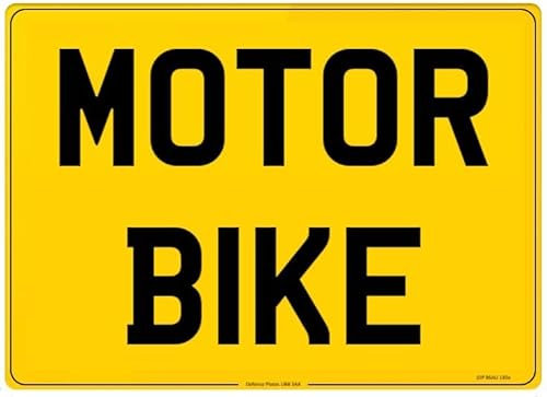 MBike Rear - 9x7'' (228x178mm) - Automotive, Home or Outdoor