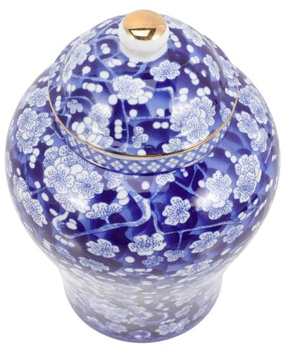 Garneck Teedose Aus Keramik 1300ml Mit Dicht Schließendem Deckel Multifunktionaler Lebensmittelbehälter Im Chinesischen Stil Für Losen Tee Und Vorrat Zuhause