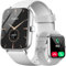Smartwatch Herren mit Telefonfunktion,1,8 Fitnessuhr Damen mit Herzfrequenz SpO2 Stress Schlafmonitor, Alexa Integriert Watch, 110 Sportmodi, IP68 Wasserdichte Schrittzähler Sportuhr für Android iOS