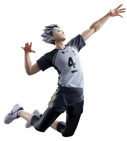 Jiumaocleu Figura de anime Kotaro Bokuto - Figura de acción coleccionable de Kotaro Bokuto con posiciones de salto de 26 cm, decoración de escritorio, regalos para fanáticos