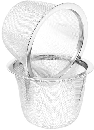 Luxshiny Lot De 2 Filtres À Thé En Inox 6.50X6.50X4.50Cm Passoires À IèRe Robustes Filtre À En Maille Fine Pour Infusion De Feuilles De Thé