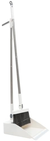 VALICLUD Ensemble Balai et Pelle, Poils Souples, Manche Long | Balai à poils souples et pelle à long manche rassemblent poussière et petits débris sans trop se pencher