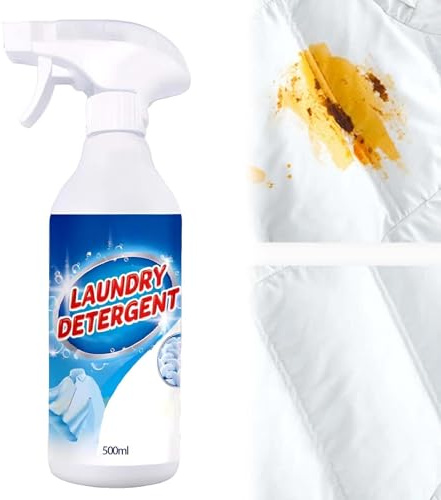 Stain Remover, 2025 New Sweat Stain Remover for Clothess, Stain Treater Spray for Laundry, Grease, Coffee Off Laundry, Underwear, Fabric (1, white)